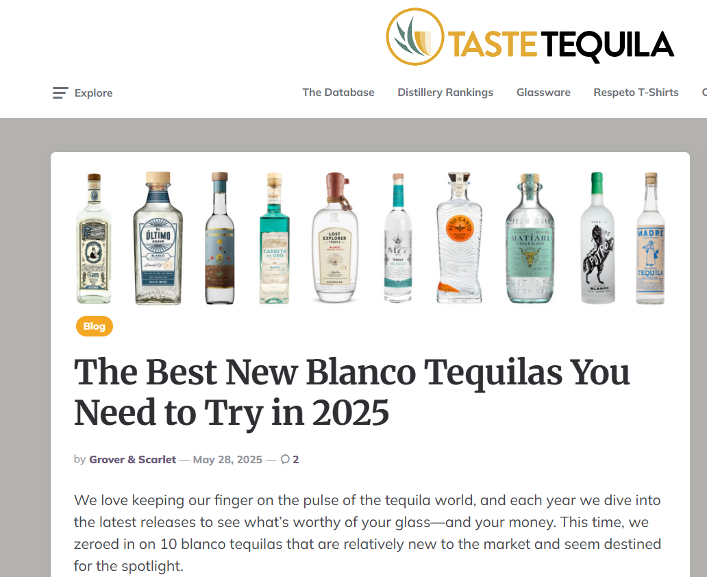 The Best New Blanco Tequilas You Need to Try in 2025